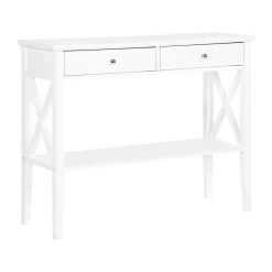 Beliani AVENUE - Consoletafel - Wit - MDF