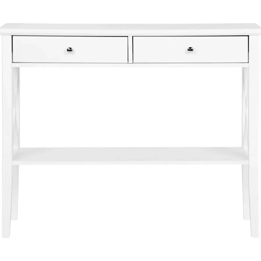 Beliani AVENUE - Consoletafel - Wit - MDF