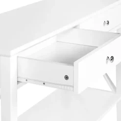 Beliani AVENUE - Consoletafel - Wit - MDF