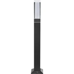Beliani AWUNA - Tuinverlichting - Zwart - Aluminium