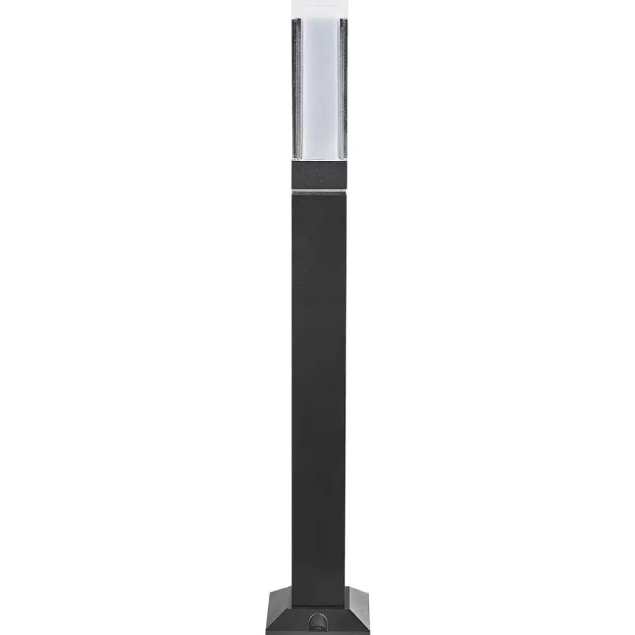 Beliani AWUNA - Tuinverlichting - Zwart - Aluminium