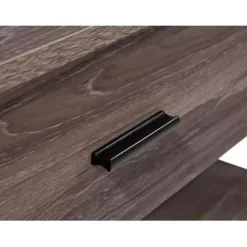 Beliani AYDEN - Consoletafel - Donkere houtkleur - Vezelplaat