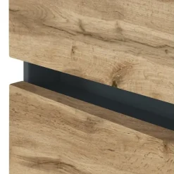 Held Badkamercombinatie Luna 2-delig 120cm - grafiet/eik