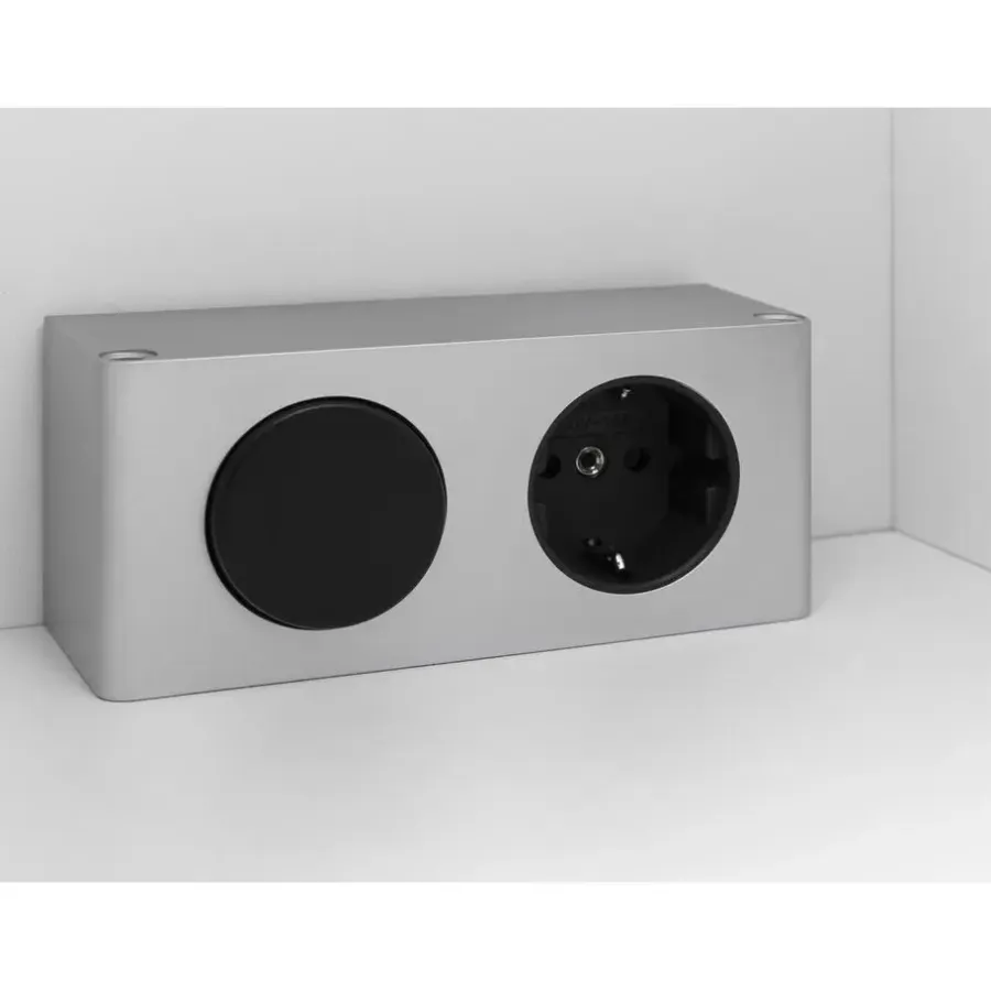Held Badkamercombinatie Luna 2-delig 120cm - grafiet/eik