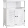 Hoge Kasten-Songmics Badkamerkast Maggy 60cm - wit