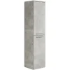 Hoge Kasten-Badplaats Badkamerkast Saturnus 35 x 35 x 130 cm - Beton Grijs - Hangende