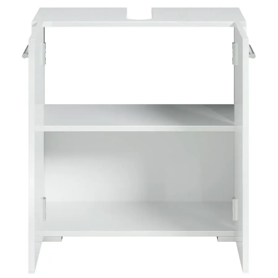 Wastafelkasten-Badplaats Wastafel Onderkast Jupiter 60 x 30 x 60 cm - Wit - Badkamerkast –
