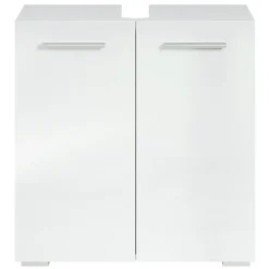 Wastafelkasten-Badplaats Wastafel Onderkast Jupiter 60 x 30 x 60 cm - Wit - Badkamerkast –