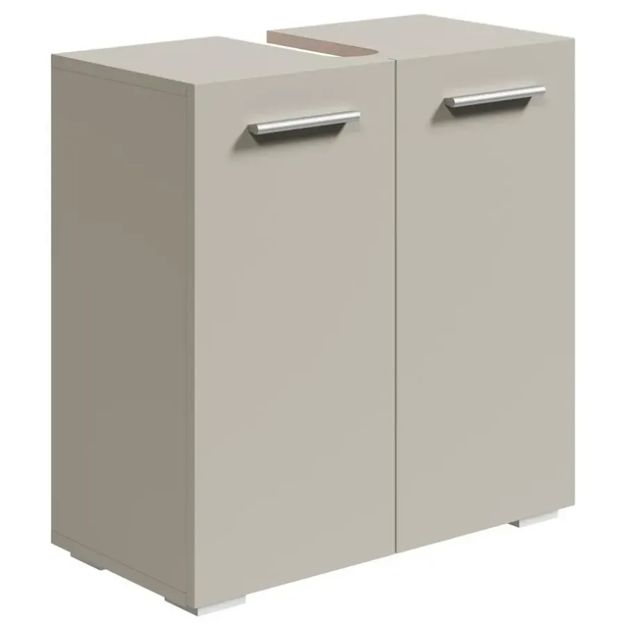 Badplaats Wastafel Onderkast Jupiter 60 x 30 x 60 cm - Beige - Badkamerkast –