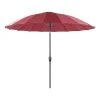 Beliani BAIA - Parasol - Rood - 270 cm - Polyester