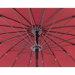 Beliani BAIA - Parasol - Rood - 270 cm - Polyester