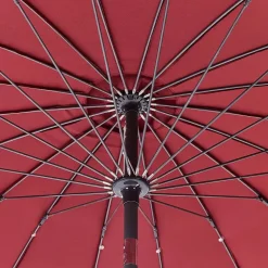 Beliani BAIA - Parasol - Rood - 270 cm - Polyester