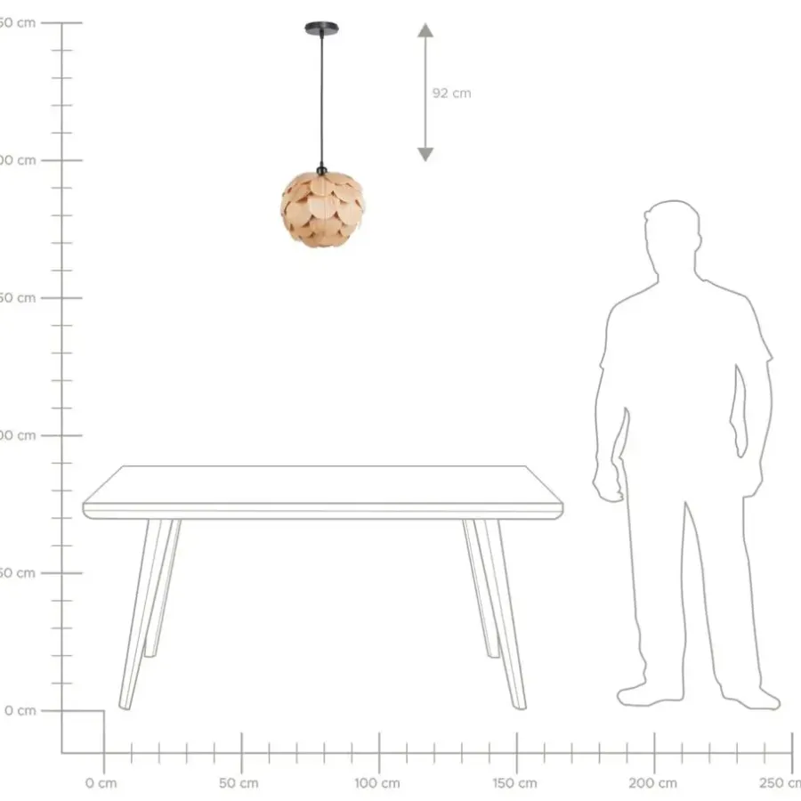 Hanglampen-Leen Bakker BAMPUR - Hanglamp - Natuurlijk - Bamboe