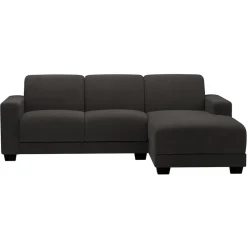 Hoekbanken-Leen Bakker Bank Aberdeen met chaise longue rechts - Preston - antraciet