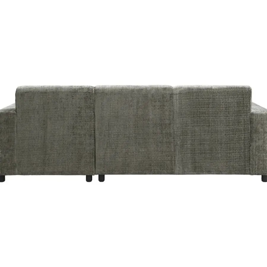 Hoekbanken-Leen Bakker Bank Aberdeen met chaise longue rechts - Cremona - grijs
