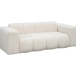 2-Zits Banken-Leen Bakker Bank Beau 2-zits - stof Raven - beige
