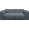 2-Zits Banken-Leen Bakker Bank Beau 2-zits - stof Raven - donkerblauw