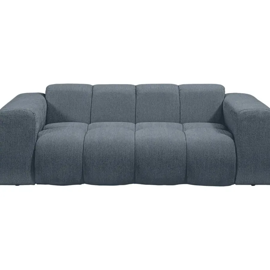2-Zits Banken-Leen Bakker Bank Beau 2-zits - stof Raven - donkerblauw