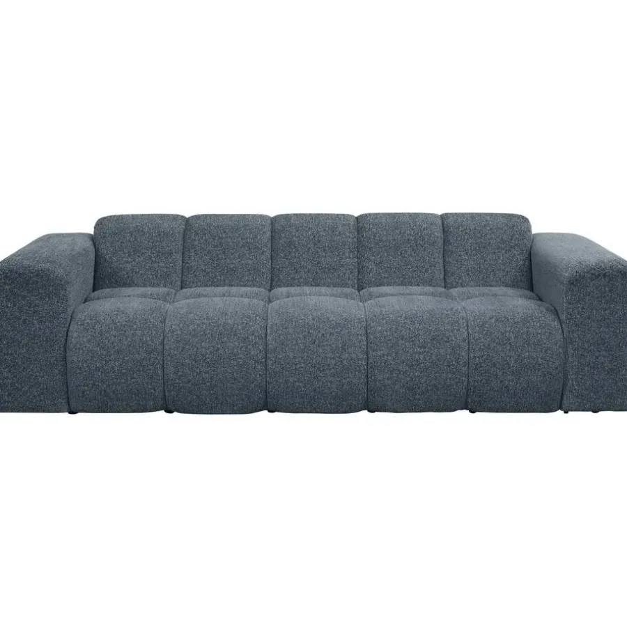 Leen Bakker Bank Beau 3-zits - stof Raven - donkerblauw