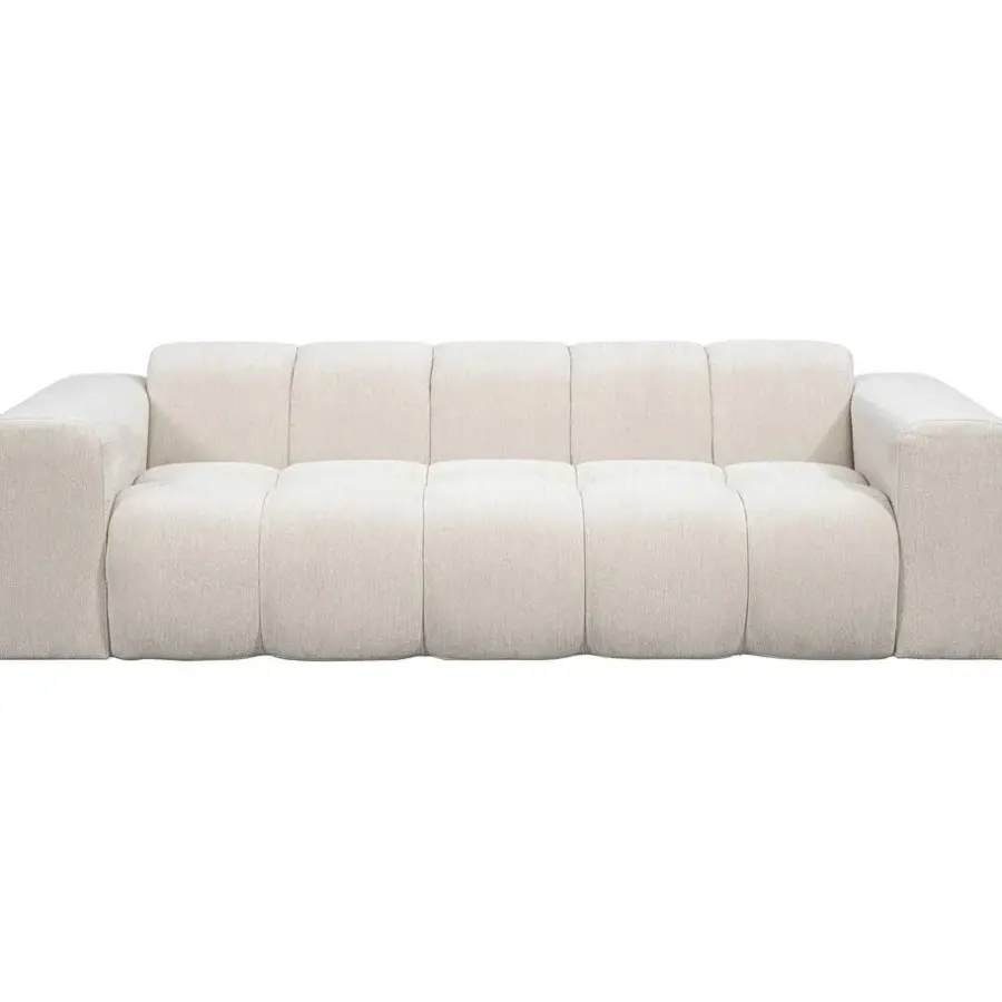 Leen Bakker Bank Beau 3-zits - stof Raven - beige