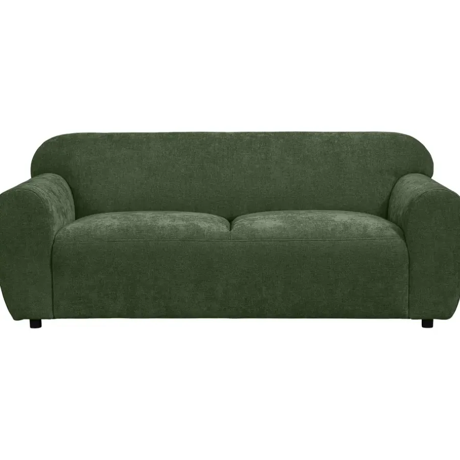 Leen Bakker Bank Bibi 3-zits - stof Glory - groen