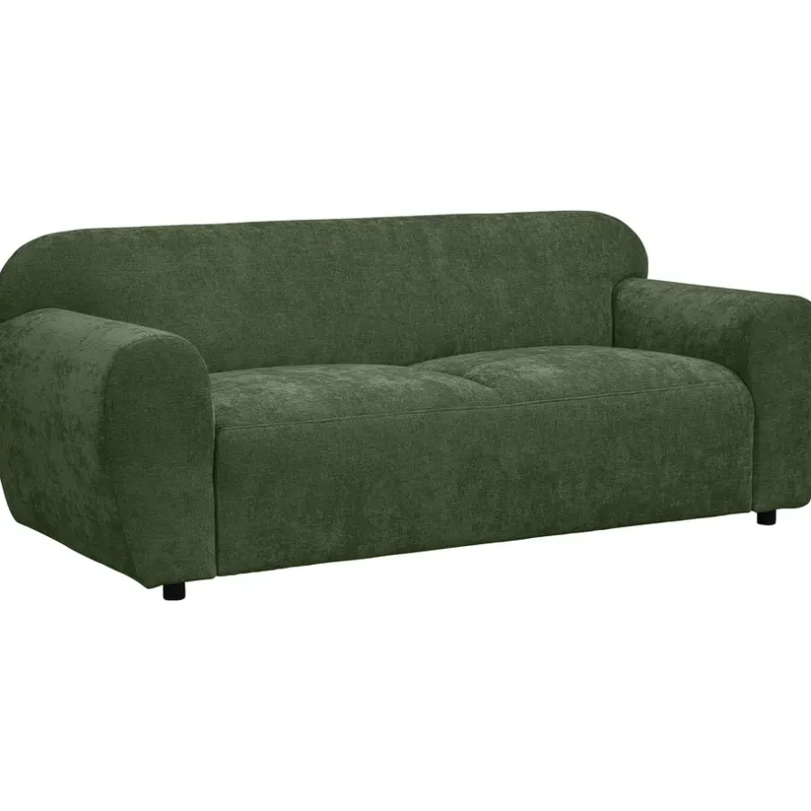 Leen Bakker Bank Bibi 3-zits - stof Glory - groen
