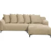 Hoekbanken-Leen Bakker Bank Elsa met chaise longue rechts - taupe