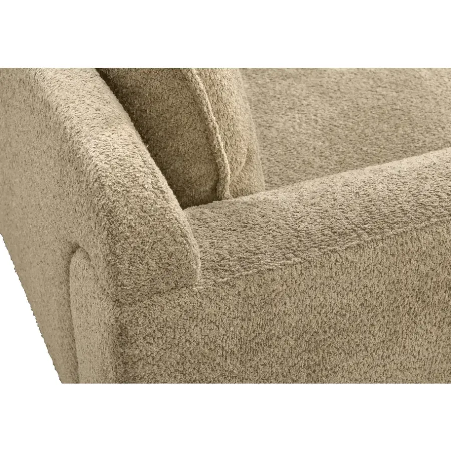 Hoekbanken-Leen Bakker Bank Elsa met chaise longue rechts - taupe