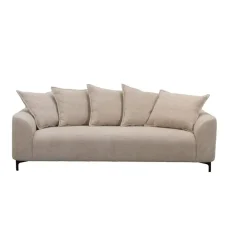 2,5 En 3-Zits Banken-Leen Bakker Bank Elsa 3-zits - stof Anthology - beige