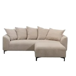 2,5 En 3-Zits Banken-Leen Bakker Bank Elsa 3-zits - stof Anthology - beige