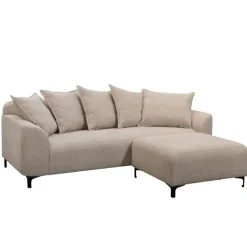 2,5 En 3-Zits Banken-Leen Bakker Bank Elsa 3-zits - stof Anthology - beige