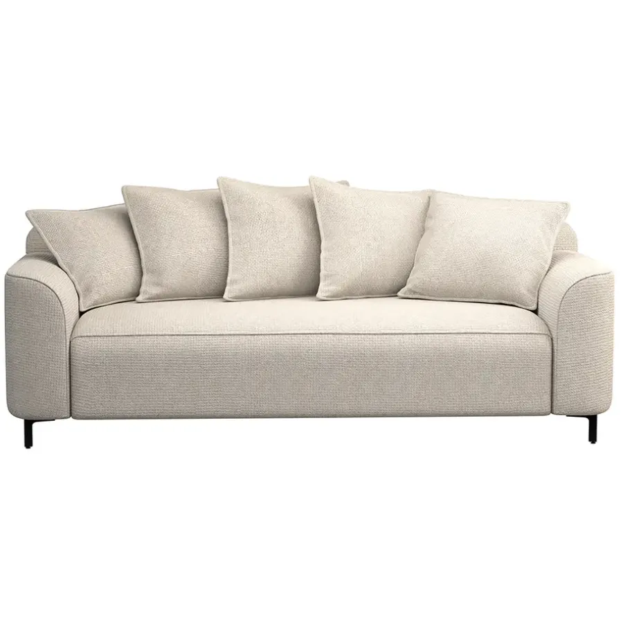 Leen Bakker Bank Elsa 3-zits - stof Eden - beige