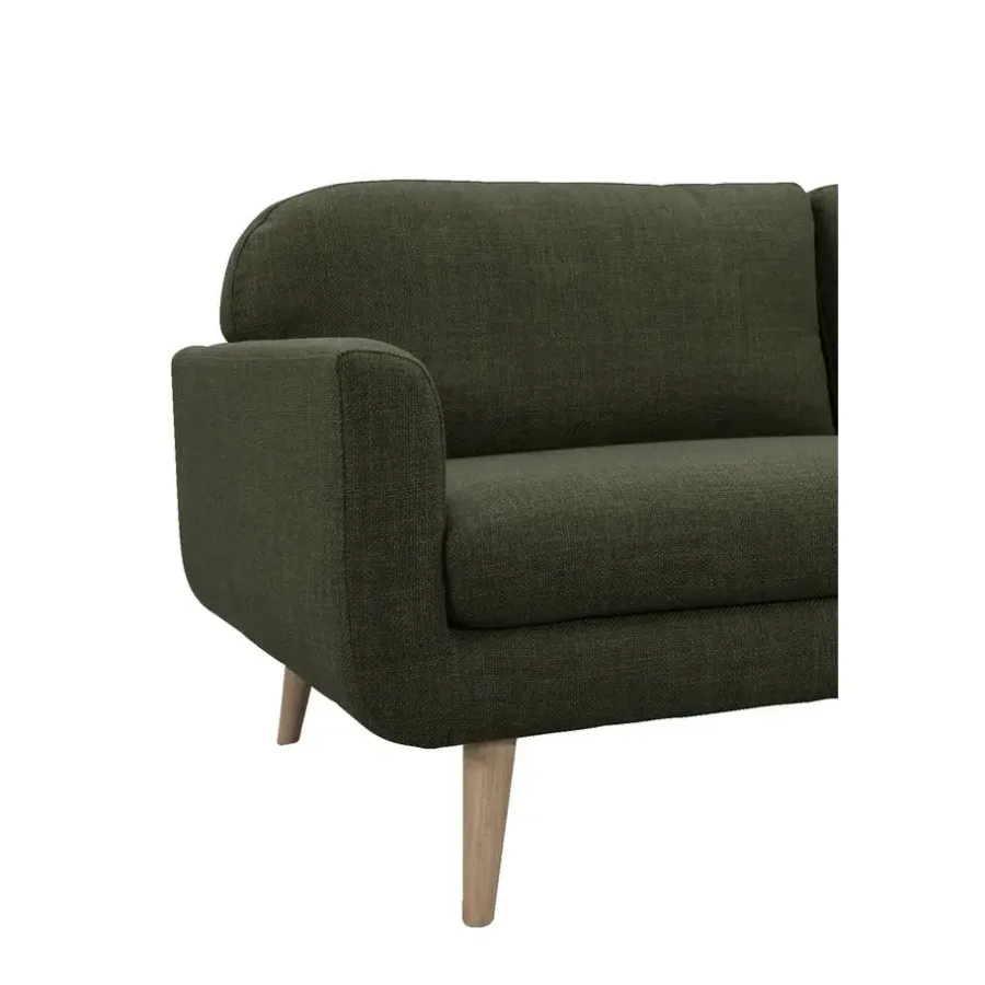 2,5 En 3-Zits Banken-Leen Bakker Bank Lilly 3-zits - groen