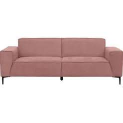 Leen Bakker Bank Romy 3-zits - stof Curio - roze
