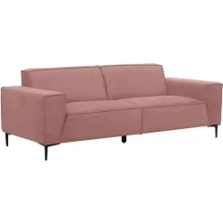 Leen Bakker Bank Romy 3-zits - stof Curio - roze