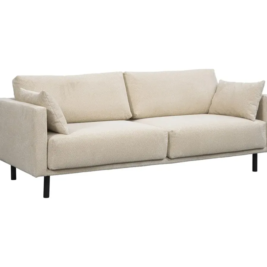 2,5 En 3-Zits Banken-Leen Bakker Bank Siem 3-zits - stof Egon - beige