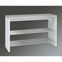 Haku Bank Tillio 81cm, 2 rekken - chroom/beton decor