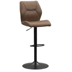 Leen Bakker Barkruk Jesse - verstelbaar - cognac