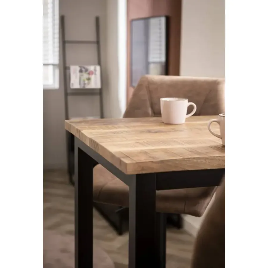 Leen Bakker Barkruk Jesse - verstelbaar - cognac