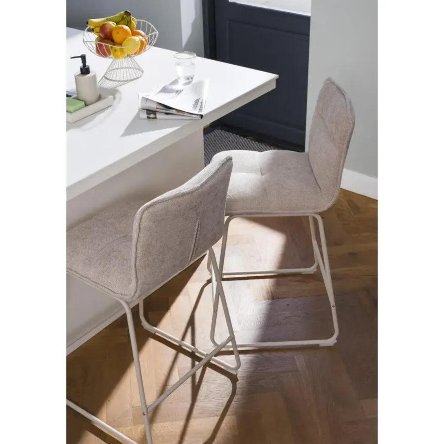 Barkrukken-Leen Bakker Barkruk Stella - beige