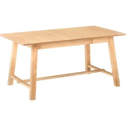 Beliani BARNES - Eettafel - Lichthout - 160/200 x 90 cm - MDF