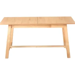 Beliani BARNES - Eettafel - Lichthout - 160/200 x 90 cm - MDF