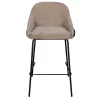 Barkrukken-Giga Meubel Barstoel Taupe - Zithoogte 65cm - Scandinavisch - Stoel Maxime - Set van 2