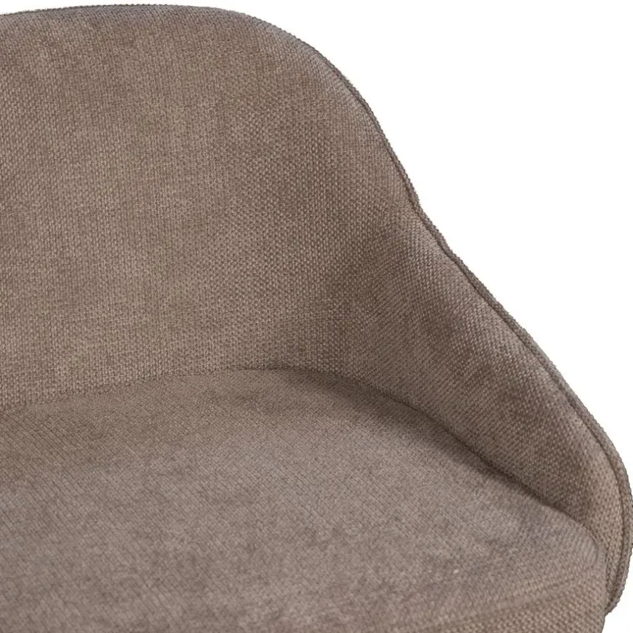 Barkrukken-Giga Meubel Barstoel Taupe - Zithoogte 65cm - Scandinavisch - Stoel Maxime - Set van 2