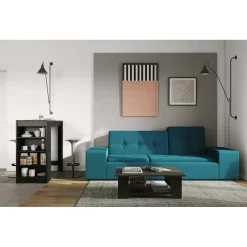 TemaHome Bartafel Aravis 115x50 met opbergruimte - zwart/beton
