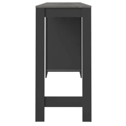 TemaHome Bartafel Aravis 115x50 met opbergruimte - zwart/beton
