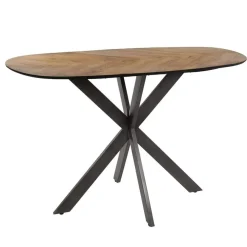 Giga Living Bartafel Organisch - Naturel Gerecycled Teak - 140x80x92cm