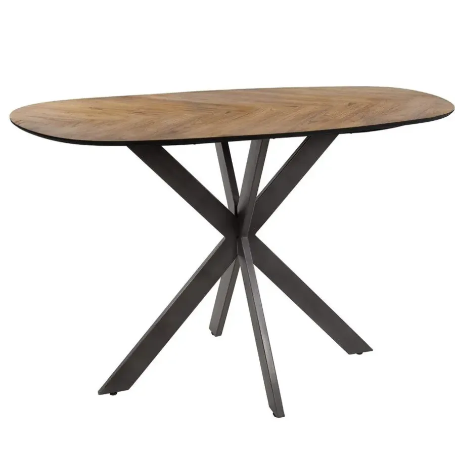 Giga Living Bartafel Organisch - Naturel Gerecycled Teak - 140x80x92cm