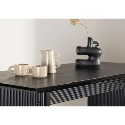 Fjôrd Bartafel Zwart Hout - 120x60x105cm - Vail