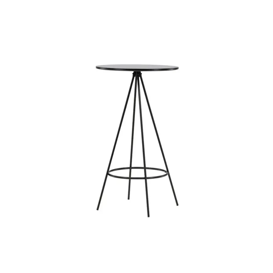 Bartafels-Fjôrd Bartafel Zwart Hout - 60x60x105cm - Bistro